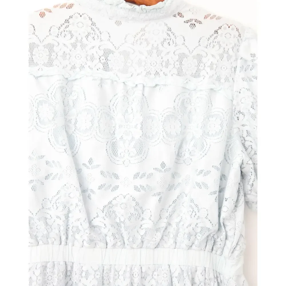 Pamela Love x RTR Blue Lace Victorian Dress Size XL - Picture 8 of 8